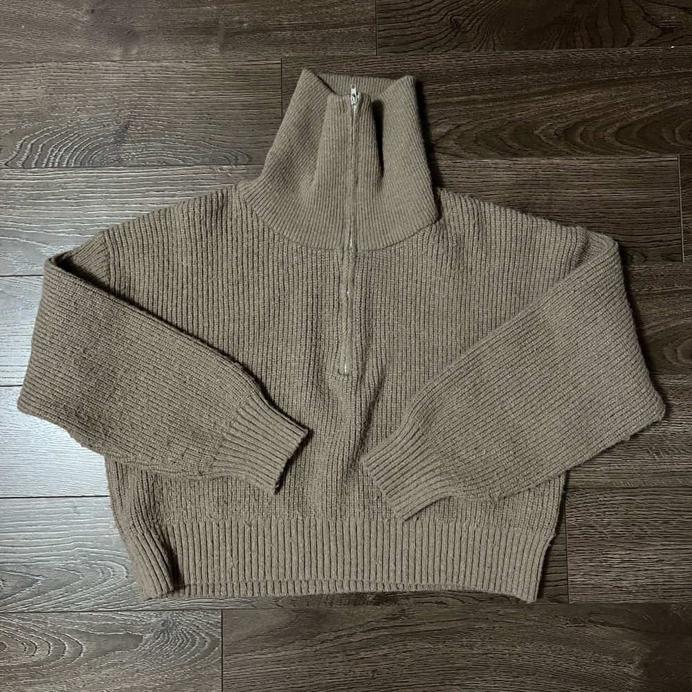 Quarter Zip Up Sweater
